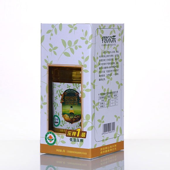 油茶籽油低温压榨一级 5L有机礼盒2